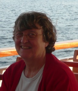 Françoise COMMISSAIRE - Mai 1986 - bateau sur Lac Majeur